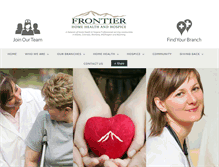 Tablet Screenshot of frontierhhh.com